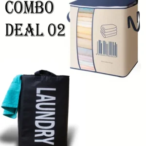 Laundry Basket and Storage Bags Combo Pakistan